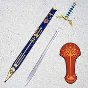 SHARDBLADE Zelda Sword Legendary Master - Replica – Lord of The Rings Swords Scabbard and Wall Ploug Included.