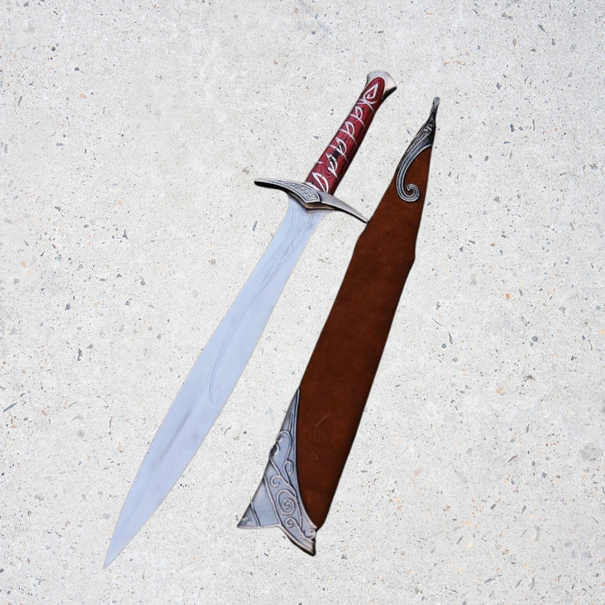 Shardblade Hobbit Sting Sword Handmade Steel Replica – Lord of the Rings with Scabbard